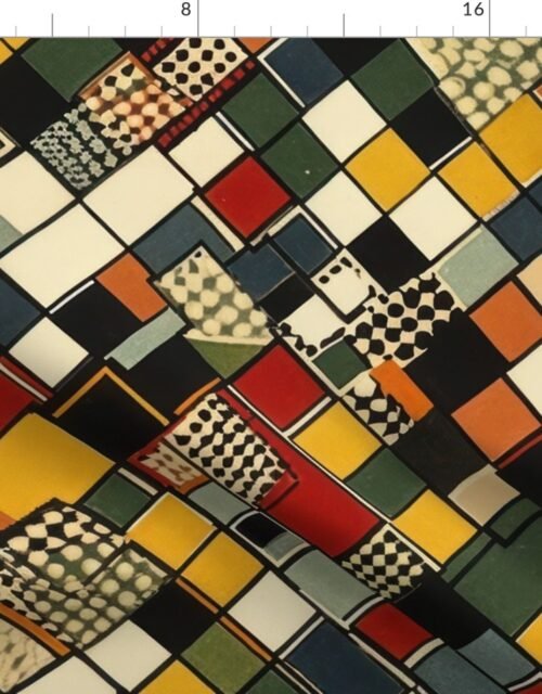 Theo van Doesburg Gouache on Board Pattern Fabric