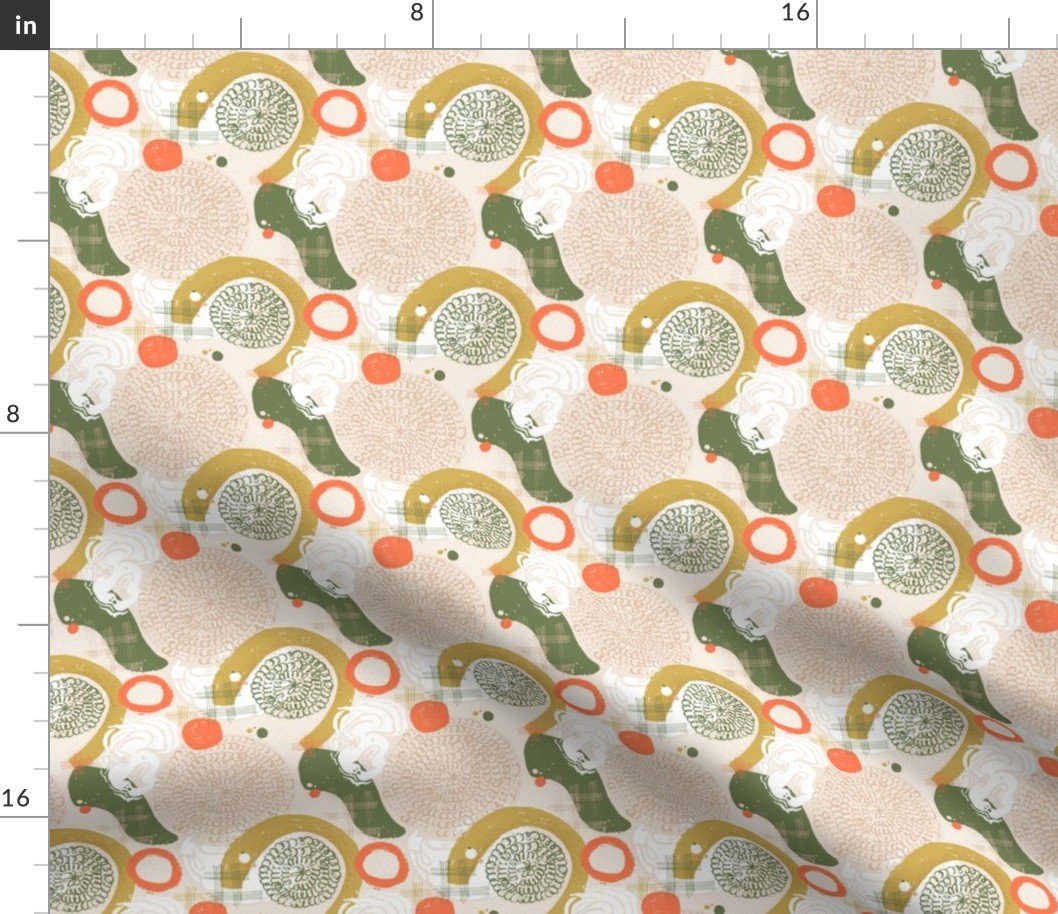 Tiny Cream Blossom Abstract Seamless Repeat Pattern Fabric Tiny Cream Blossom Abstract Seamless Repeat Pattern Fabric