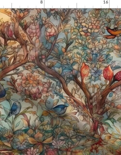 Tree of Life Seamless Repeat Fabric