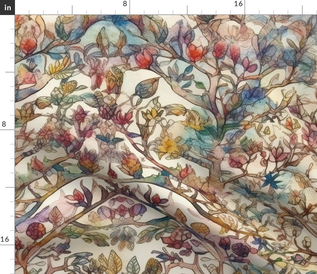 Tree of Life Seamless Repeat Fabric Tree of Life Seamless Repeat Fabric