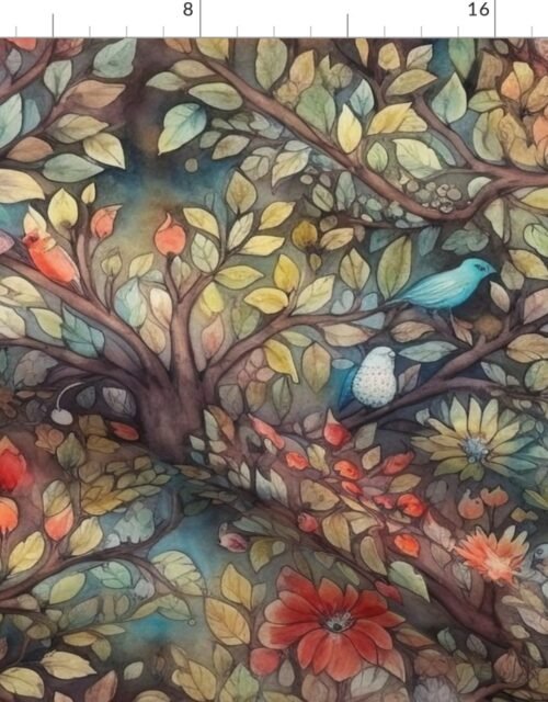 Tree of Life Seamless Repeat Fabric