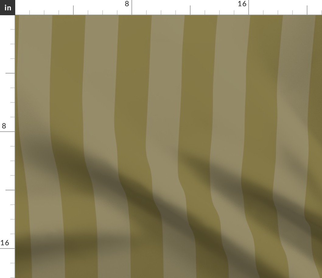 Two-Tone 2 Inch Moss and Faded Moss Modern Cabana Upholstery Stripes Fabric Two-Tone 2 Inch Moss and Faded Moss Modern Cabana Upholstery Stripes Fabric