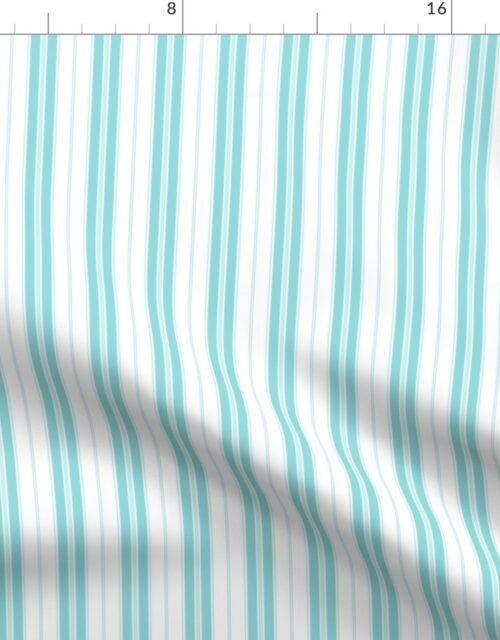 Waterspout and White Autumn Winter 2022 2023 Color Trend Mattress Ticking Fabric