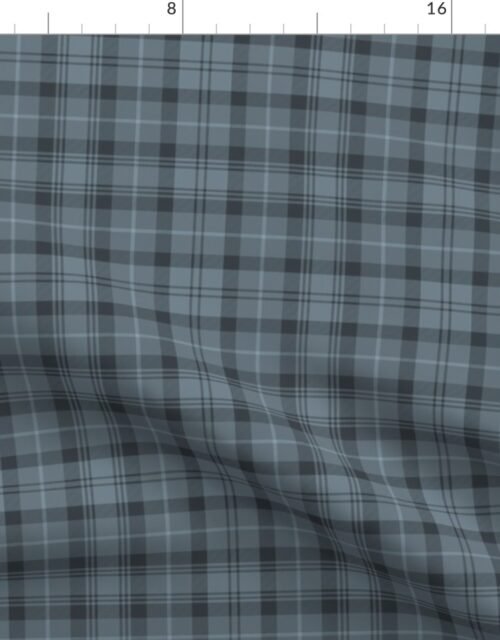 Winter Blue French Provincial Tartan Fabric