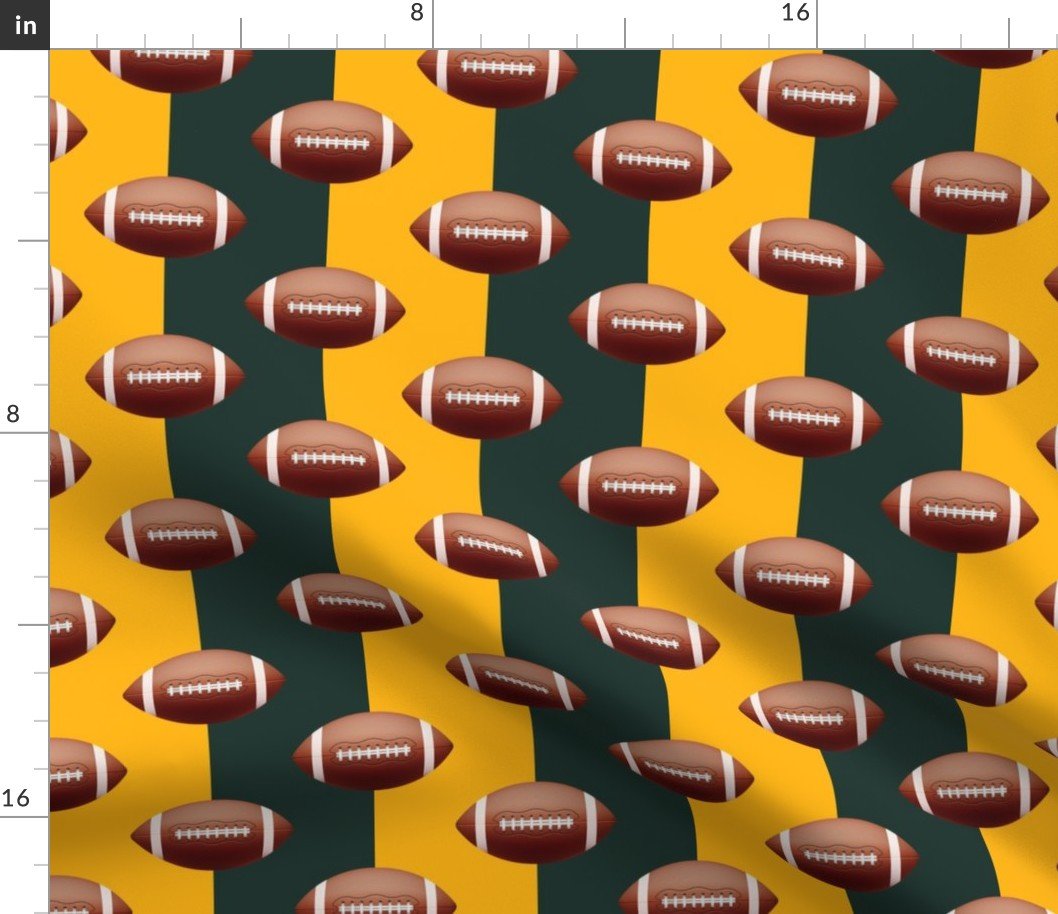 Wisconsin’s Famed Football Team Colors of Green and Gold Fabric Wisconsin's Famed Football Team Colors of Green and Gold Fabric