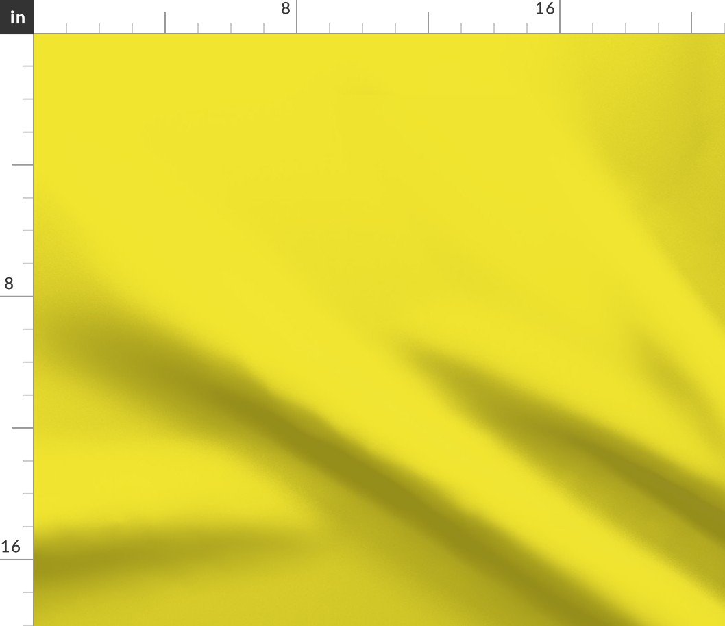 Yellow Highlighter Solid Summer Party Color Fabric