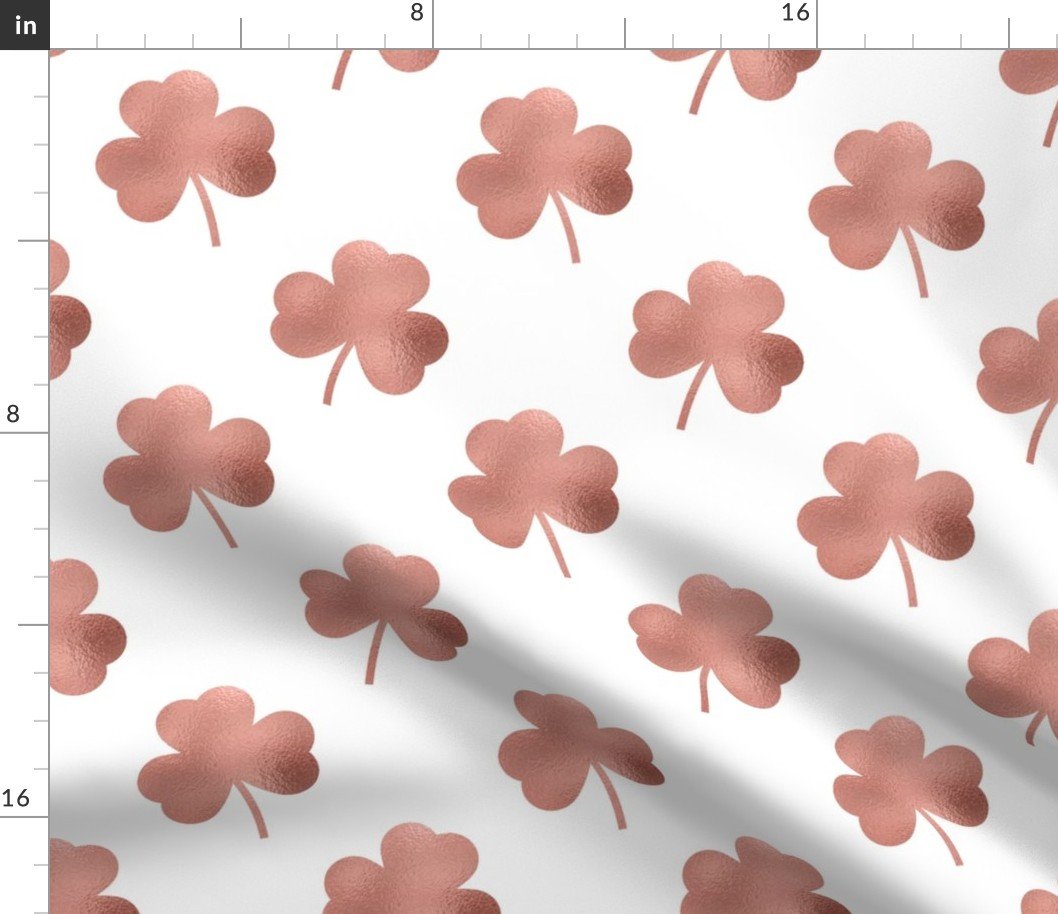 l rg clover White Fabric l rg clover White Fabric
