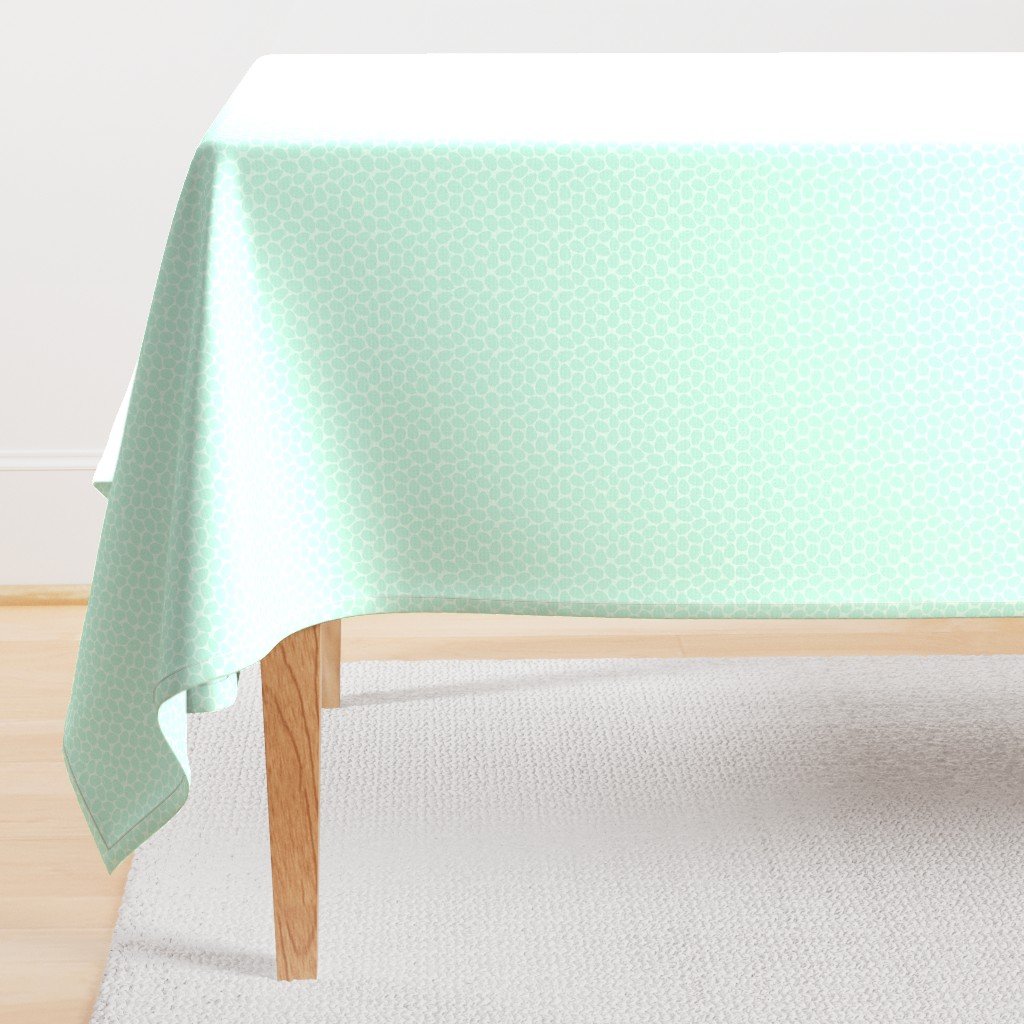 Aqua Blue Colored Pastel Easter Eggs Rectangular Tablecloth Aqua Blue Colored Pastel Easter Eggs Rectangular Tablecloth
