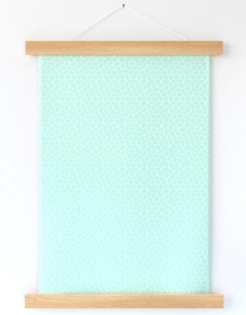 Aqua Blue Colored Pastel Easter Eggs Wall Hanging