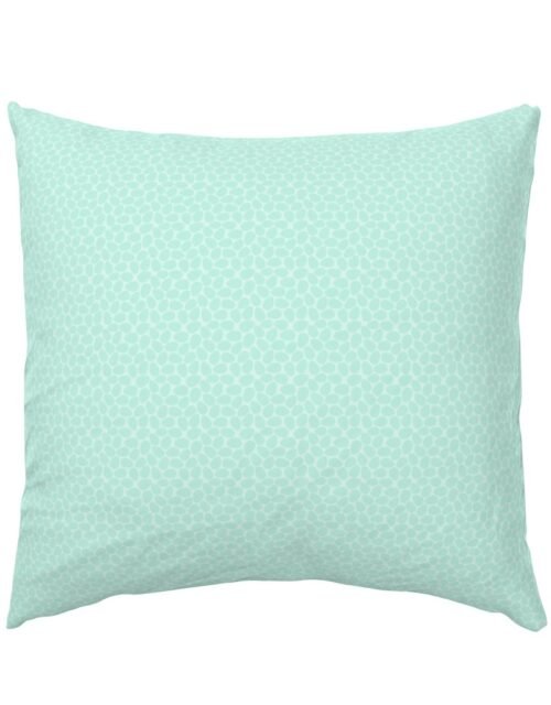 Aqua Blue Colored Pastel Easter Eggs Euro Pillow Sham