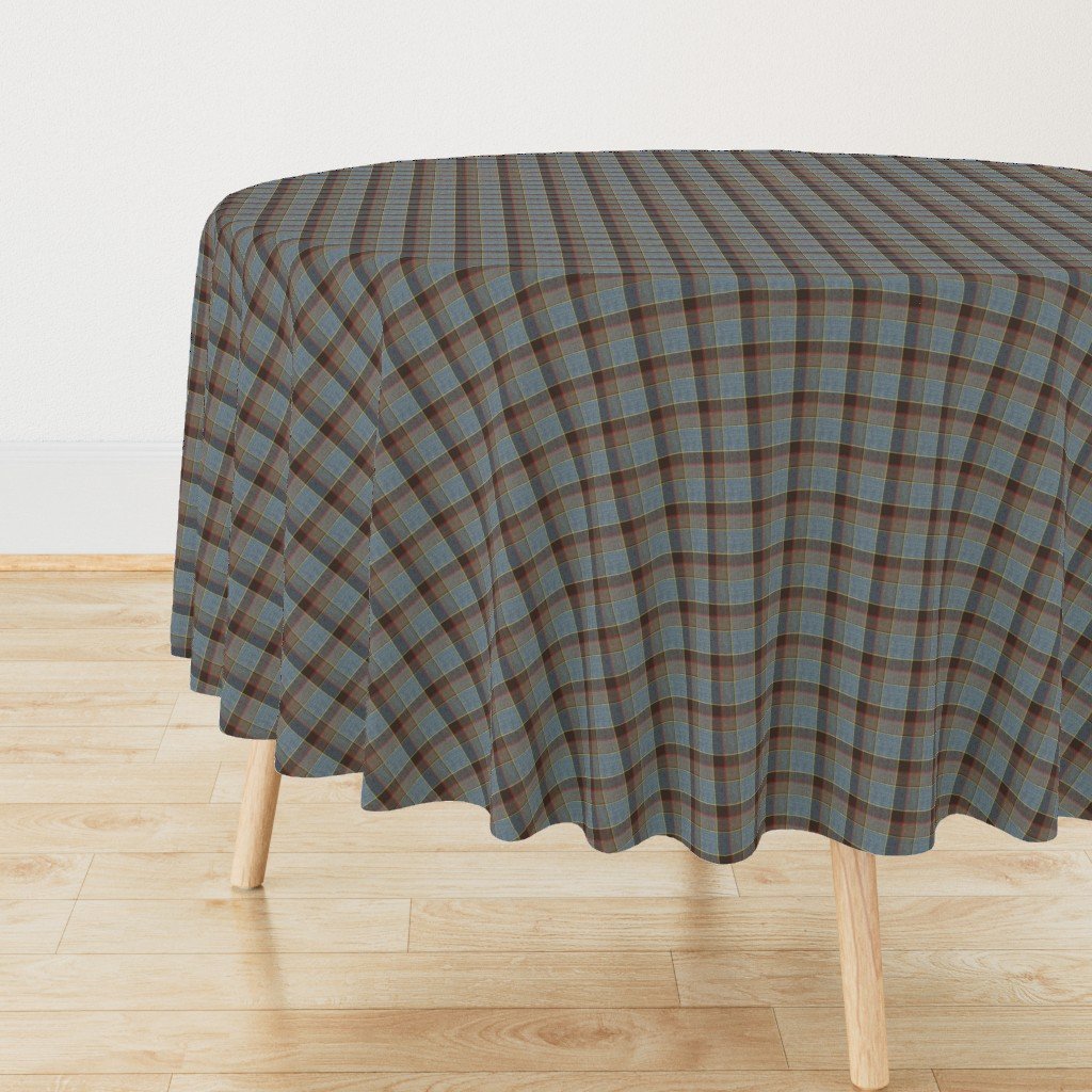 Fraser Weathered Wool Scottish Tartan Round Tablecloth Fraser Weathered Wool Scottish Tartan Round Tablecloth