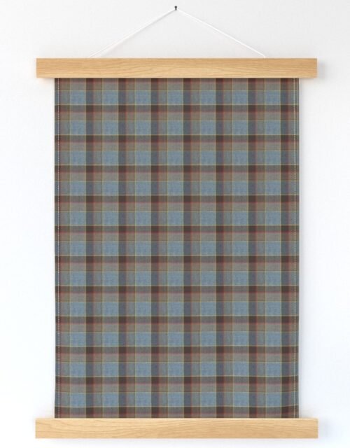 Fraser Weathered Wool Scottish Tartan Wall Hanging