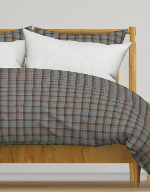 Fraser Weathered Wool Scottish Tartan Duvet Cover