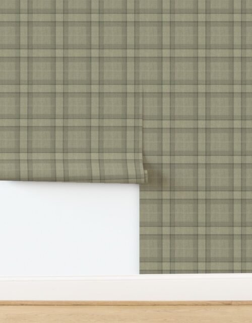 Yellow Gold Vintage Christmas Tartan Plaid Wallpaper