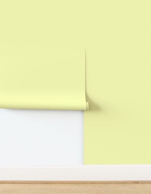 Lemonade Yellow Solid Summer Gazebo Pastel Design Color Wallpaper