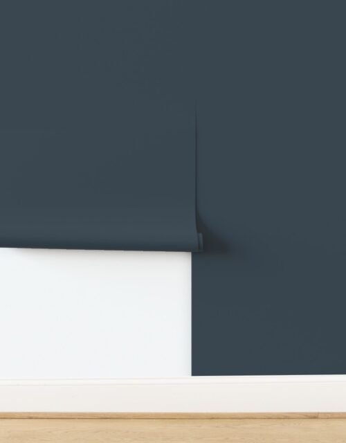 Solid Charcoal Art Deco Lunar Fusion Collection Wallpaper