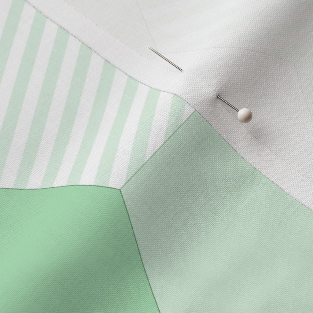 Fabric in Small Hexagonal Mint Delight Honeycomb Pattern Quilt Pattern Fabric Fabric in Small Hexagonal Mint Delight Honeycomb Pattern Quilt Pattern Fabric - Image 3