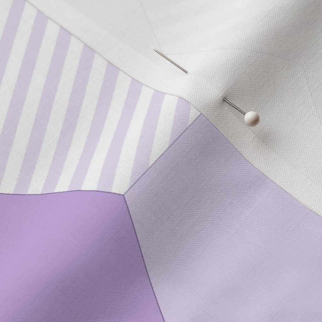 Fabric in Small Hexagonal Lavender Harmony Honeycomb Pattern Fabric Fabric in Small Hexagonal Lavender Harmony Honeycomb Pattern Fabric - Image 3
