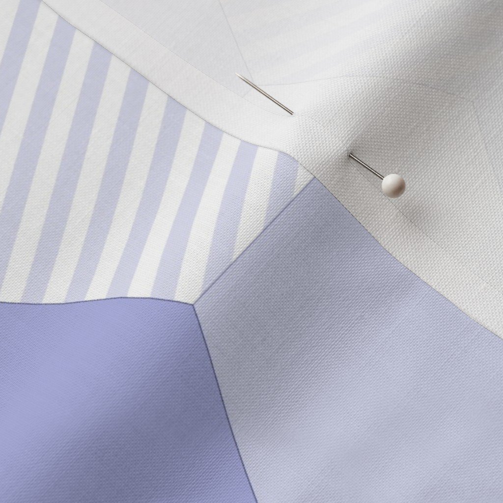 Fabric in Small Hexagonal Periwinkle Serenity Honeycomb Pattern Fabric Fabric in Small Hexagonal Periwinkle Serenity Honeycomb Pattern Fabric - Image 3