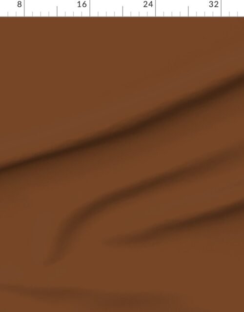 Fabric in Saddle Brown Solid Color Wilderness Series Nature's Rugged Elegance Fabric