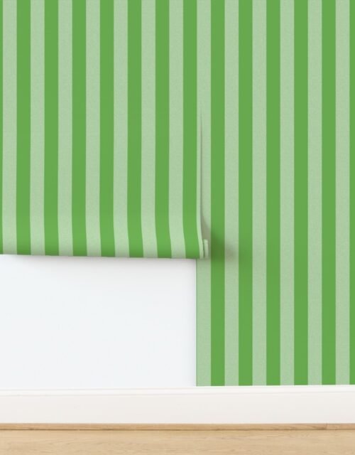 Leaf Green Upholstery Decor Stripe - Wilderness Series Wallpaper