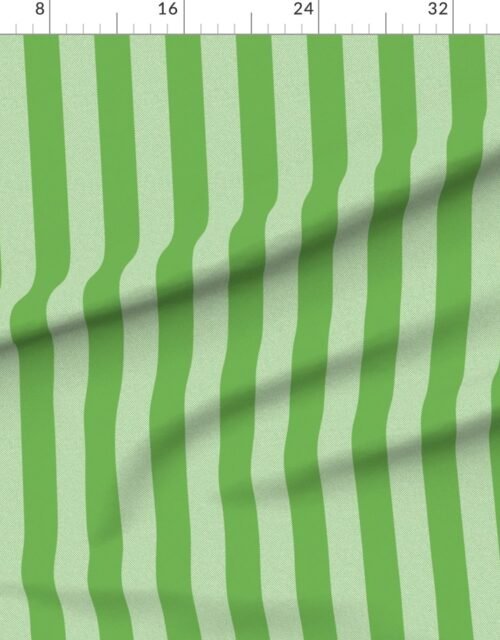 Fabric in Leaf Green Upholstery Decor Stripe - Wilderness Series Fabric