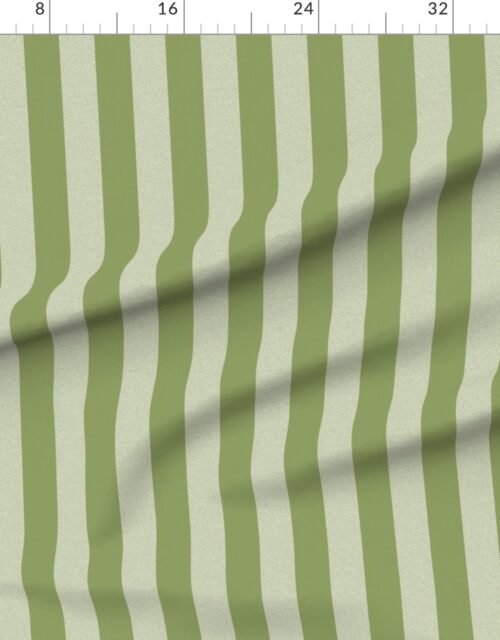 Fabric in Moss Green Upholstery Decor Stripe - Wilderness Series Fabric