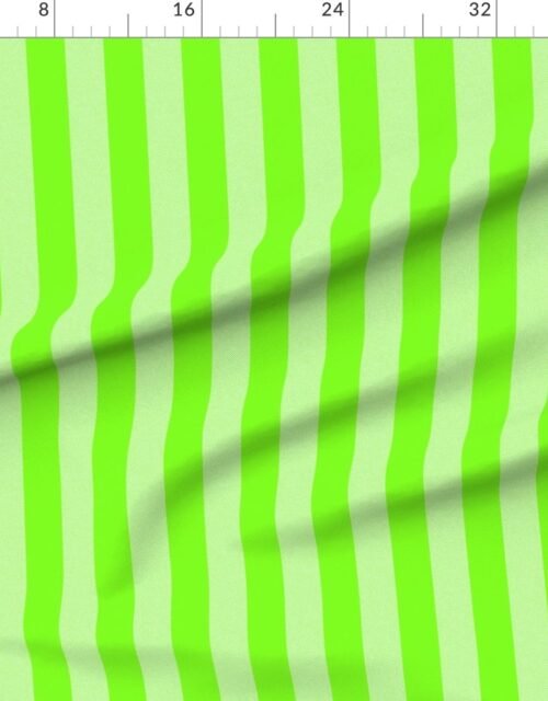 Fabric in Grass Green Upholstery Decor Stripe - Wilderness Series Fabric