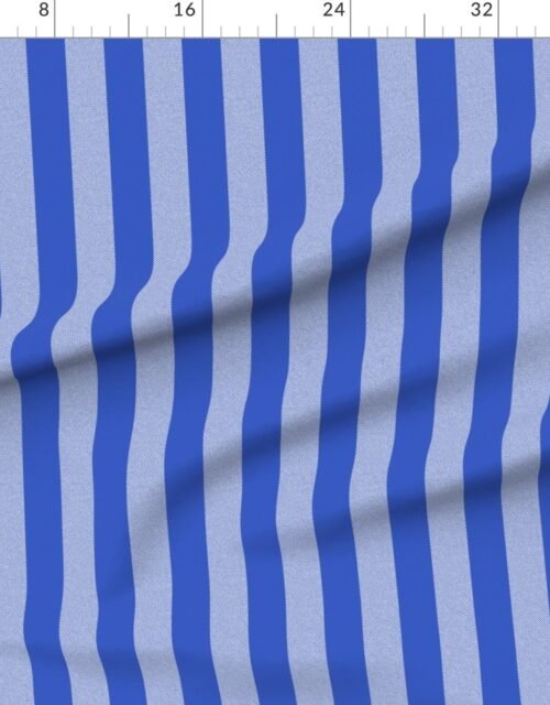 Fabric in Cerulean Blue Upholstery Decor Stripe - Wilderness Series Fabric