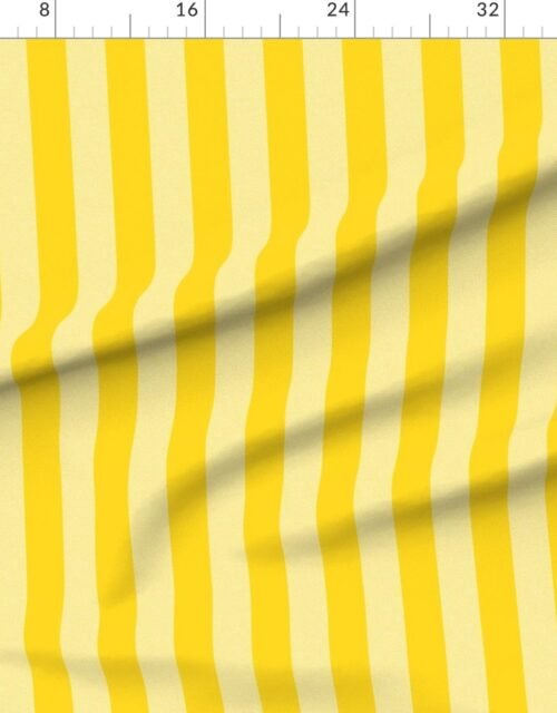 Fabric in Sunflower Yellow Upholstery Decor Stripe - Wilderness Series Fabric