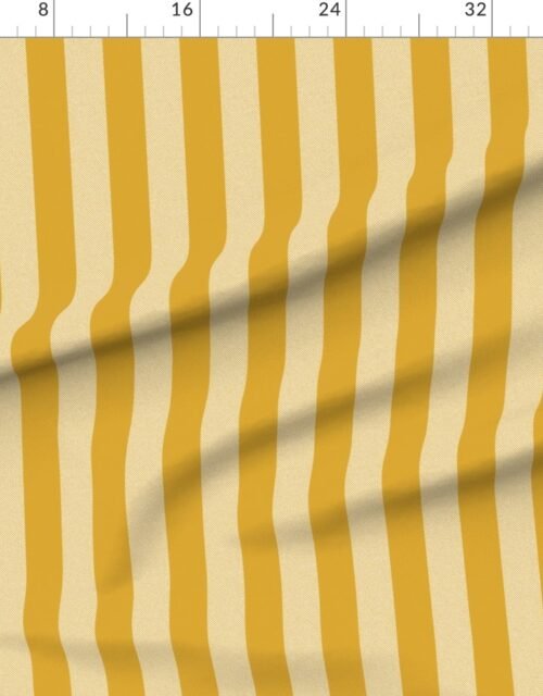 Fabric in Goldenrod Yellow Upholstery Decor Stripe - Wilderness Series Fabric
