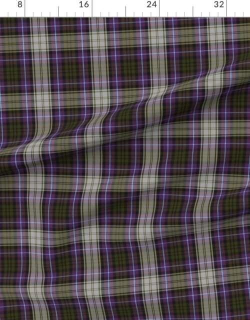 Purple Gray Green Scottish Highland Christmas Winter Woolies