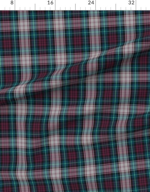 Teal Burgundy Gray Black Scottish Highland Christmas Winter Woolies