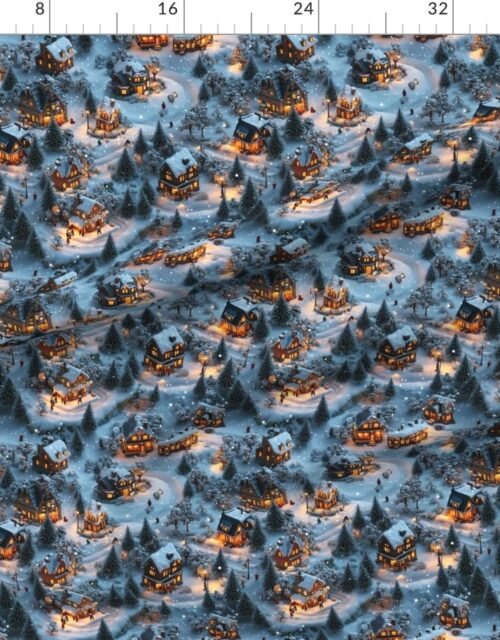 Fabric in Night Before Christmas - Twilight Serenity Fabric