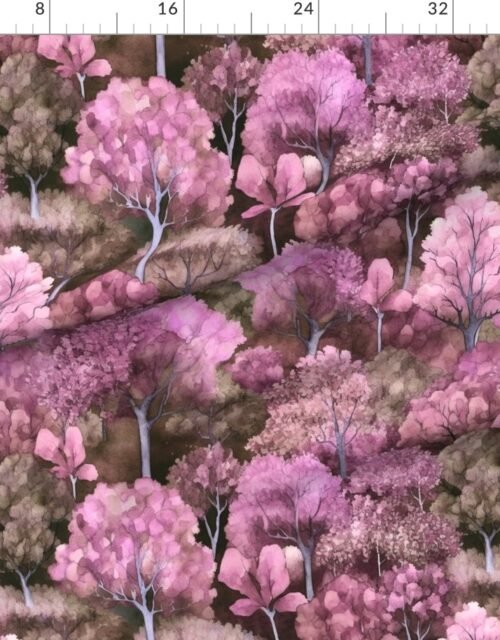 Fabric in Endless Forest Watercolor - Rose Reverie Fabric
