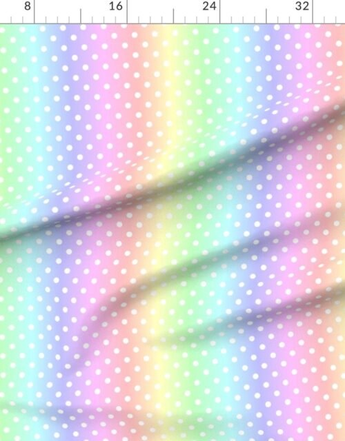 Polka Dot Dream in Calming Pastel Rainbow Colors