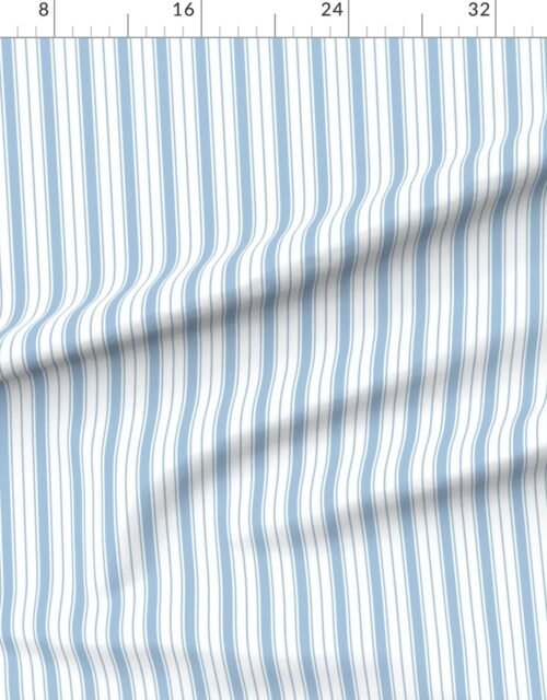 Sky Blue Ticking Stripe Design de Cote d Azur