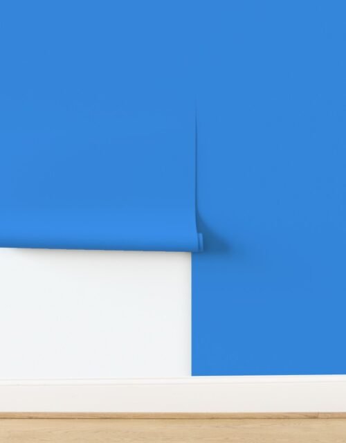 Solid Provence Blue - Palette de Provence Wallpaper