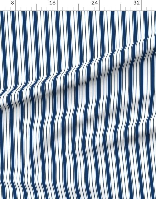 Midnight Blue Ticking Stripe Design de Lyon