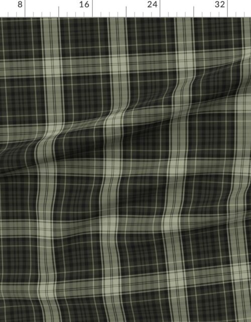Dress Gordon Scottish Tartan in Forest Green and Sage
