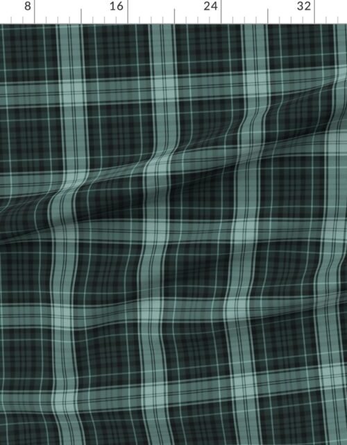 Dress Gordon Scottish Tartan in Dark Teal and Aqua Blue