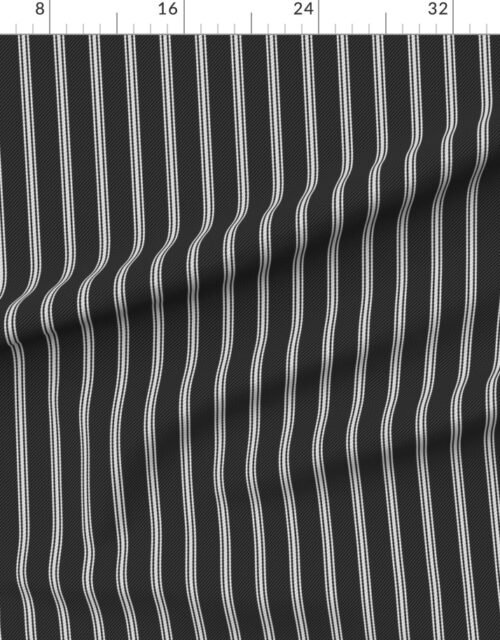 Black and White Carbon Fiber Carbon Stripes