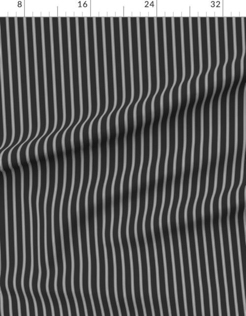 Small Black and White Carbon Fiber Carbon Stripes