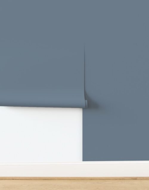 Connecticut Slate Gray Classic Neutral Wallpaper