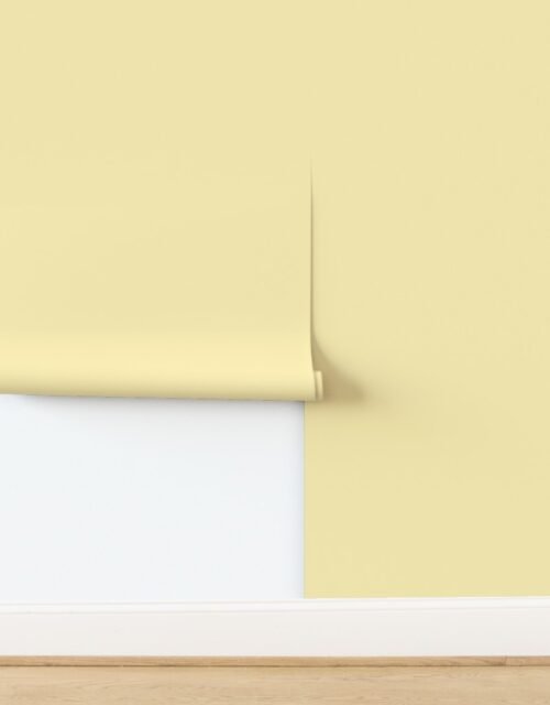 Delaware Buttercream Yellow Soft Glow Wallpaper