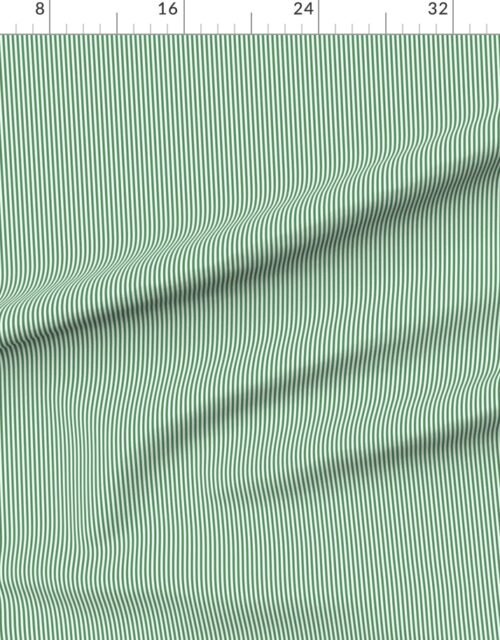 Fabric in Thermos Cup Green and White Pinstripes Dad Edit Fabric
