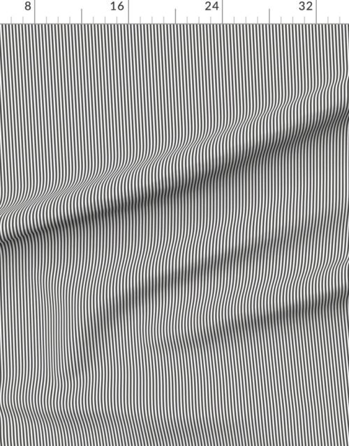 Fabric in Dads Grey Suit Grey and White Pinstripes Dad Edit Fabric