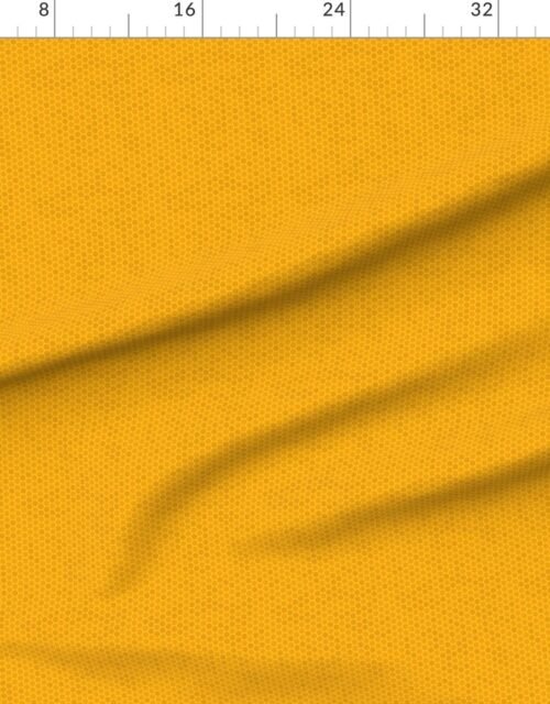 Fabric in Amber Honeycomb Pattern Inspired by Golden Beeswax Fabric