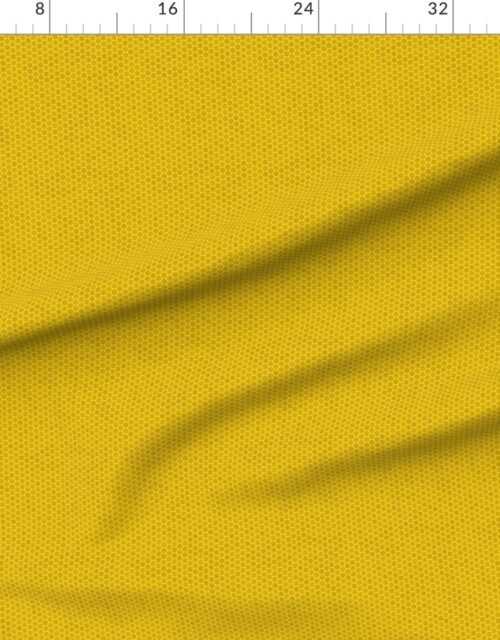 Fabric in Golden Honeycomb Geometry Reflecting Fresh Honey Drizzle Fabric