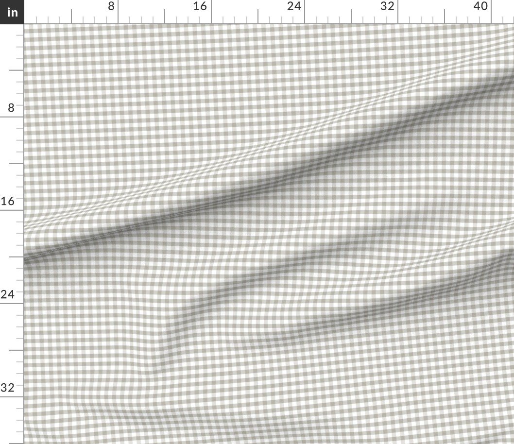 Mushroom Grey Organic Neutral Gingham Check Plaid Pattern Mushroom Grey Organic Neutral Gingham Check Plaid Pattern